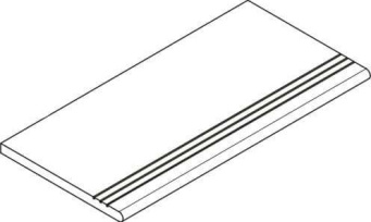 Ступень Авангард Сильвер 30x120 грип закругленная (620040000188)