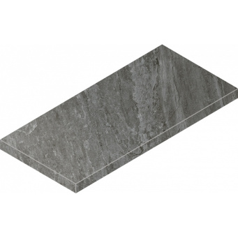 Ступень Магма Графит 33x60 угловая левая (620070002959)