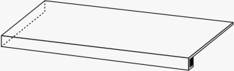 Ступень Магма Айс 33x120 угловая левая (620070003020)